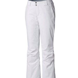 New Columbia Womens Ski Snowboard Pant Insulated White Size Medium